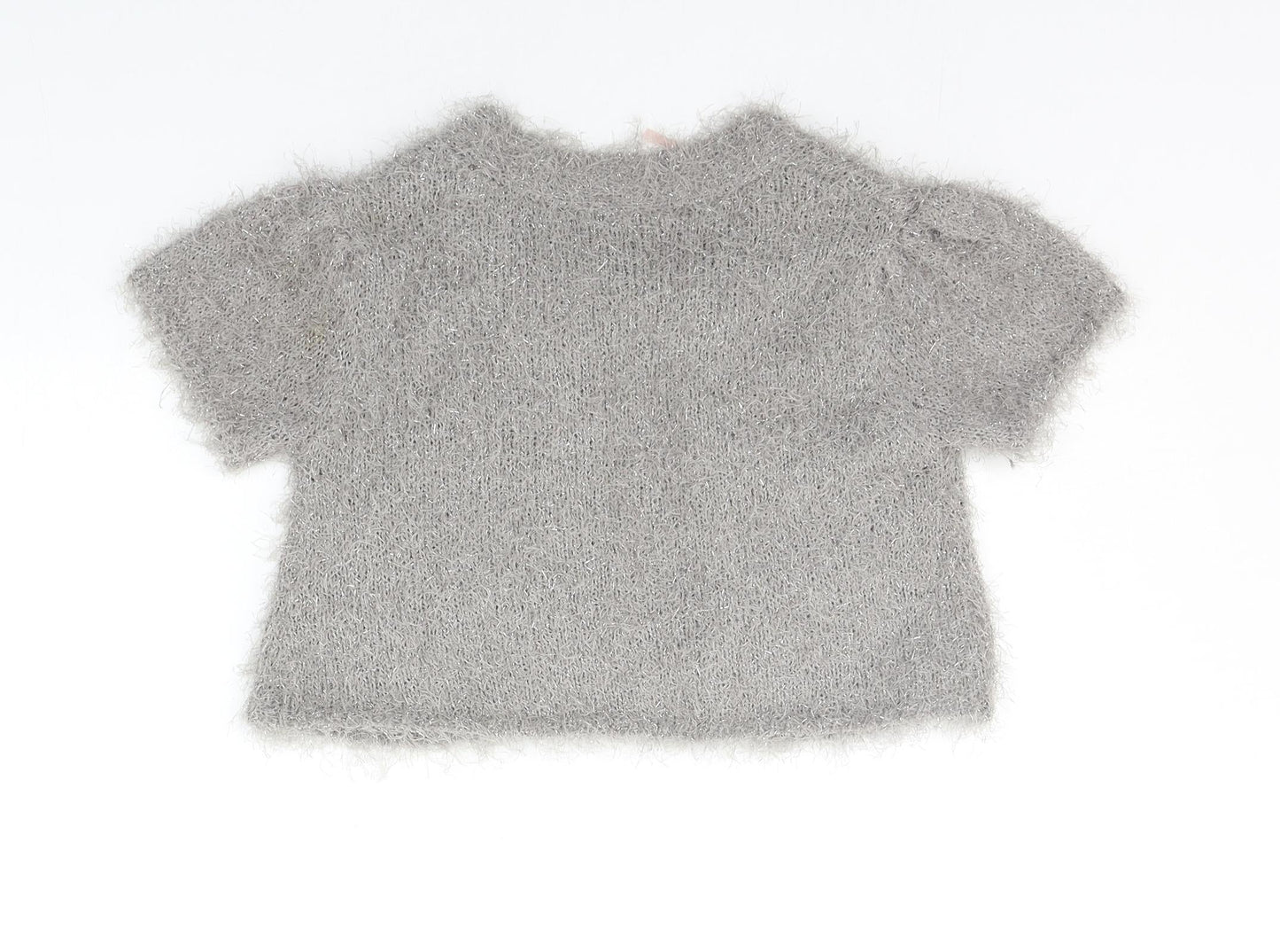 Julie mcdonald Girls Grey   Cardigan Jumper Size 11-12 Years