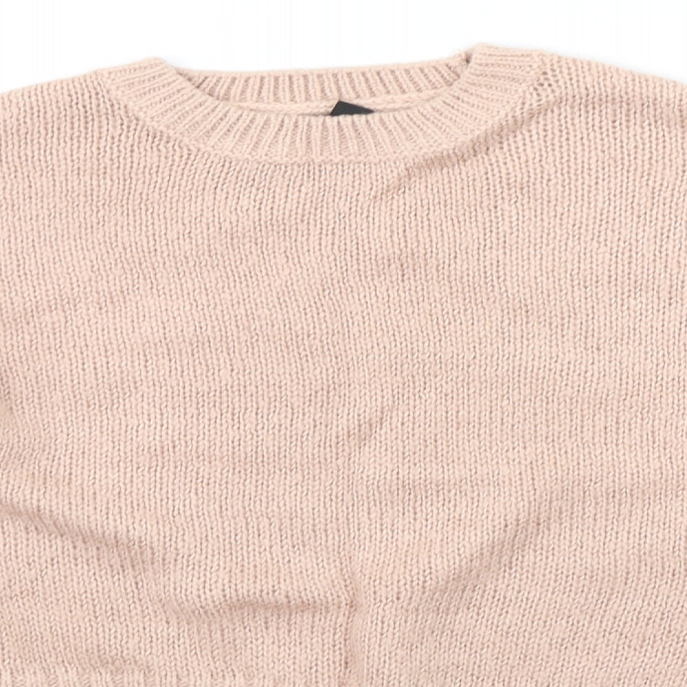 Womens UK Size S New Look Beige Pullover Jumper