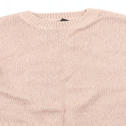 Womens UK Size S New Look Beige Pullover Jumper