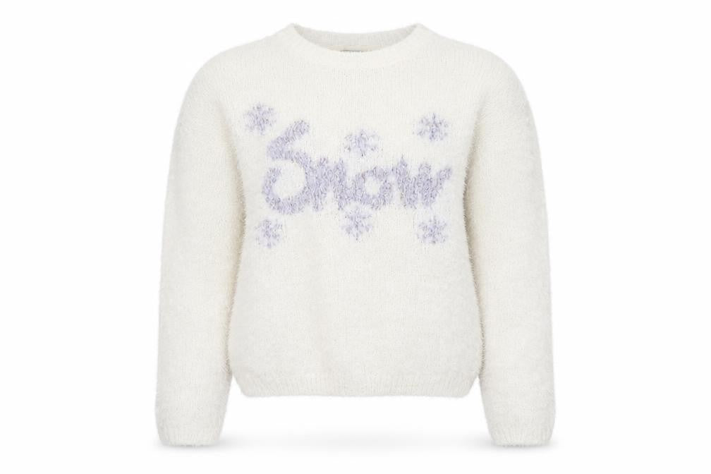 Womens UK Size M Papaya White Pullover Jumper