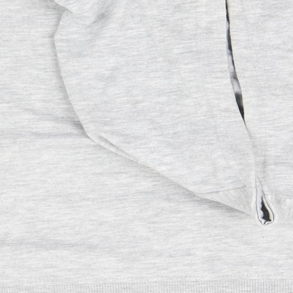 Primark Girls Grey Houndstooth  Henley Hoodie Size 14-15 Years  - UNICORN