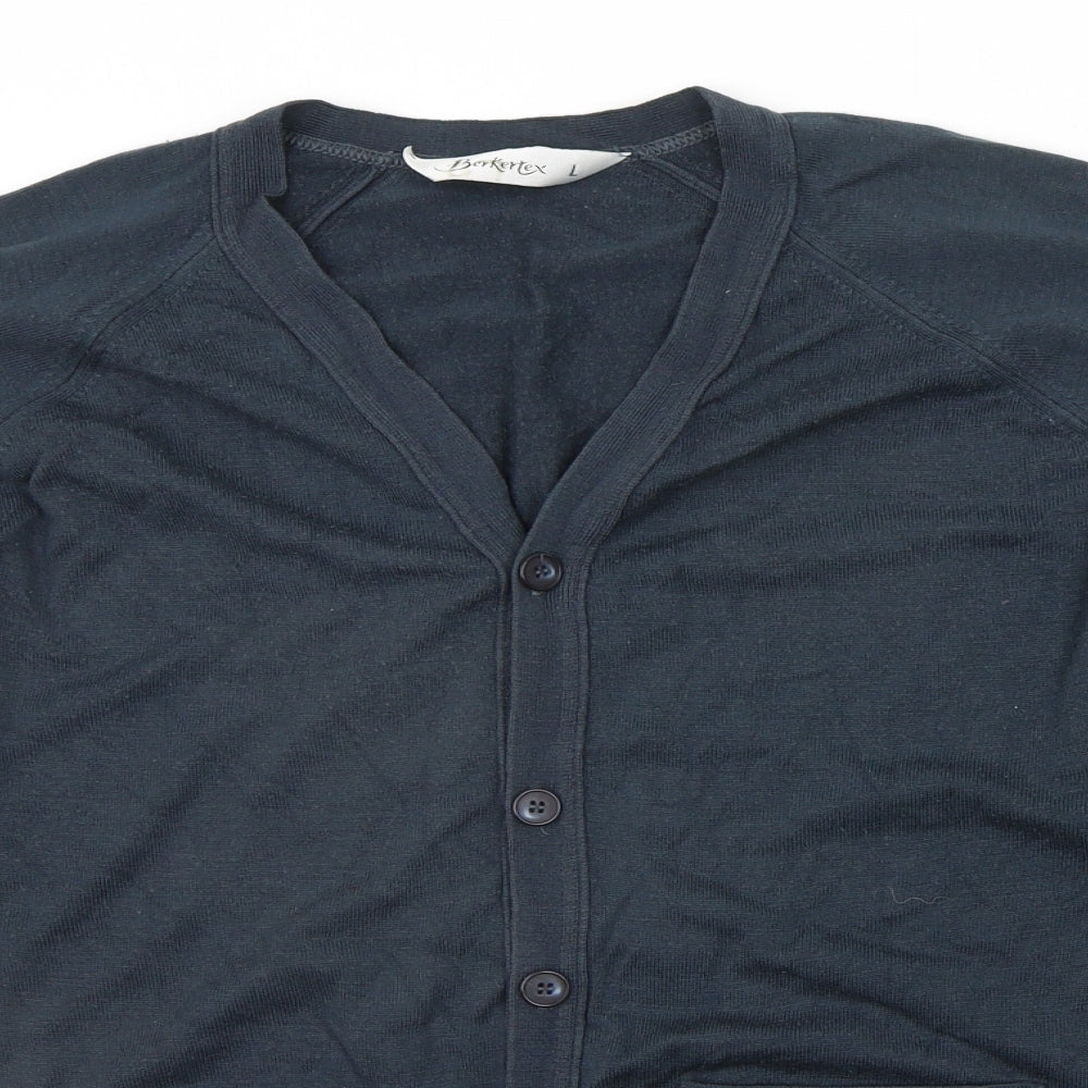 berktertex Womens Blue   Cardigan Jumper Size L
