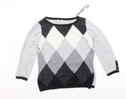 Womens UK Size M county casual Grey Pullover Jumper