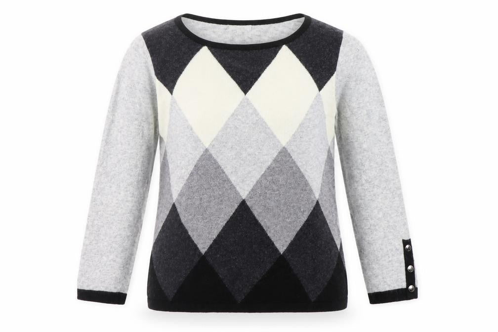 Womens UK Size M county casual Grey Pullover Jumper