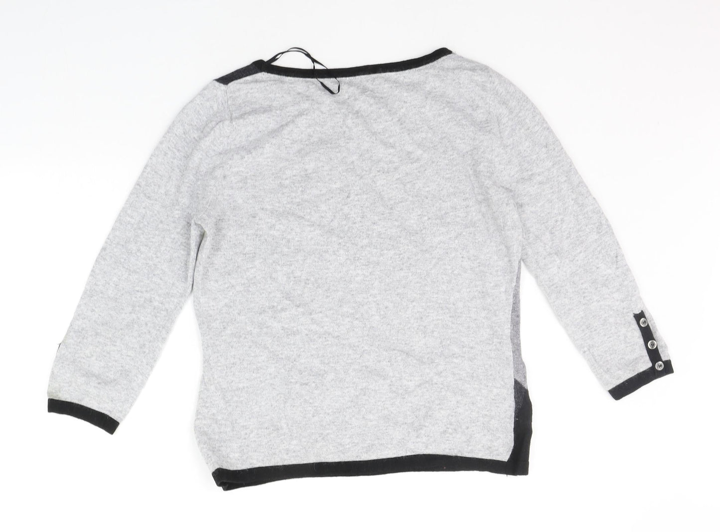 Womens UK Size M county casual Grey Pullover Jumper