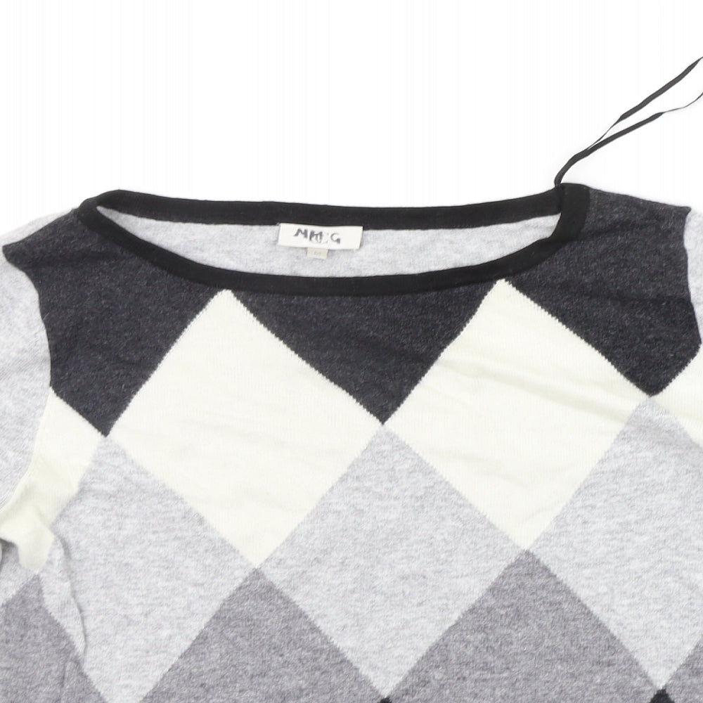 Womens UK Size M county casual Grey Pullover Jumper