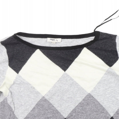 Womens UK Size M county casual Grey Pullover Jumper