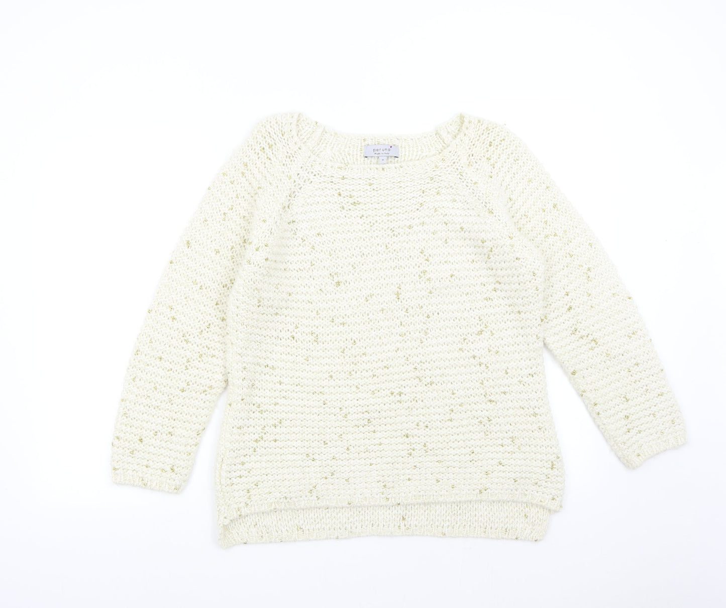 Womens UK Size 16 M&S Beige Pullover Jumper