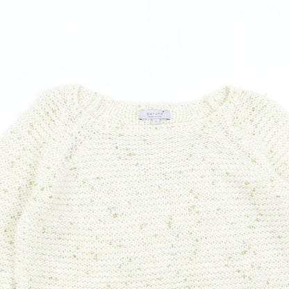 Womens UK Size 16 M&S Beige Pullover Jumper