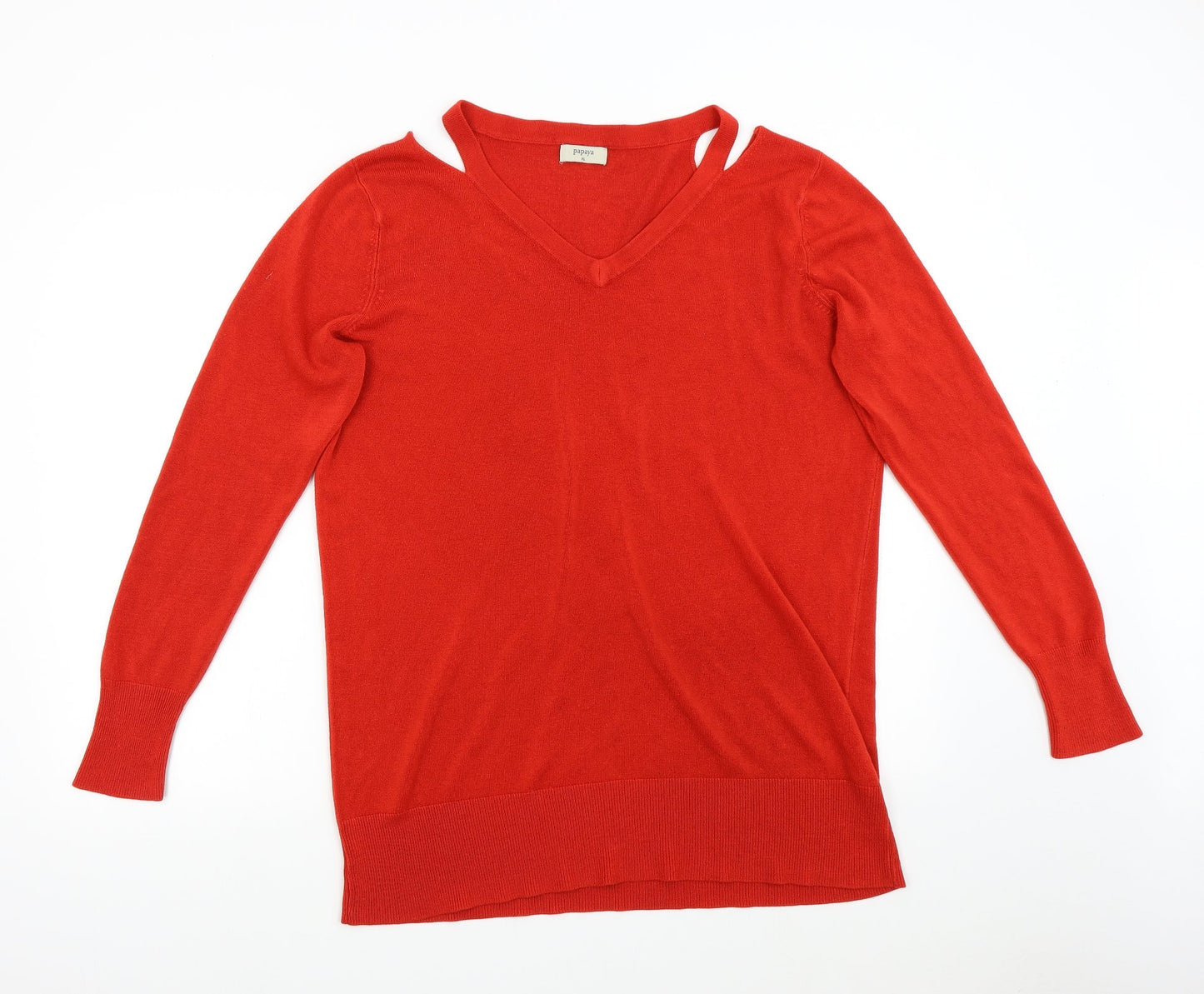 Womens UK Size XL Matalan Red Pullover Jumper