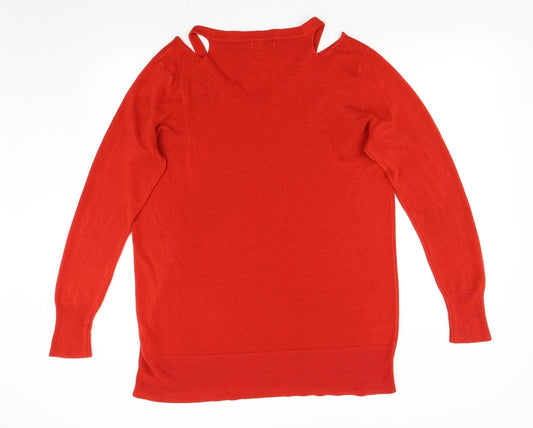 Womens UK Size XL Matalan Red Pullover Jumper