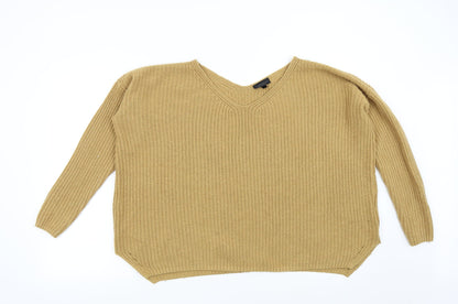 Womens UK Size 8 Topshop Brown Pullover Jumper