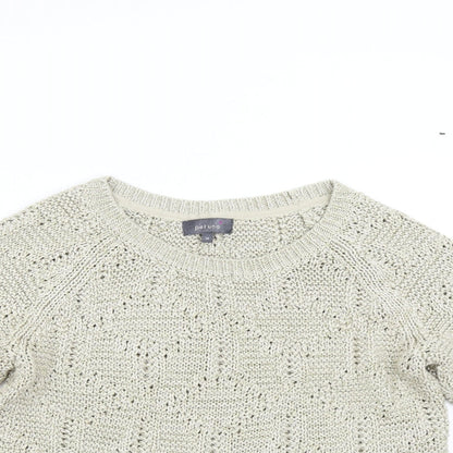Womens UK Size 14 m&s Gold Pullover Jumper