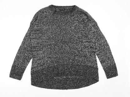 Womens UK Size M New Look Grey Pullover Jumper