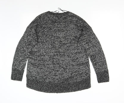Womens UK Size M New Look Grey Pullover Jumper