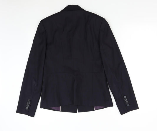 The Collection Womens Blue Striped  Jacket Suit Jacket Size 12