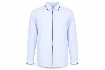 Mens UK Size XL Primark Blue  Button-Up Long Sleeve Casual Shirt