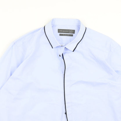 Primark Mens Blue    Button-Up Size XL