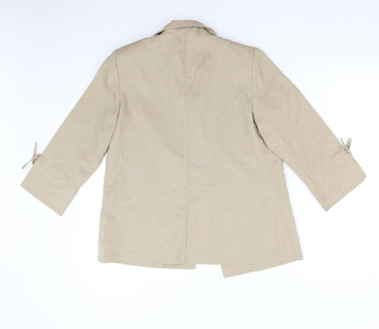 Charmance Womens Brown   Jacket Blazer Size 12