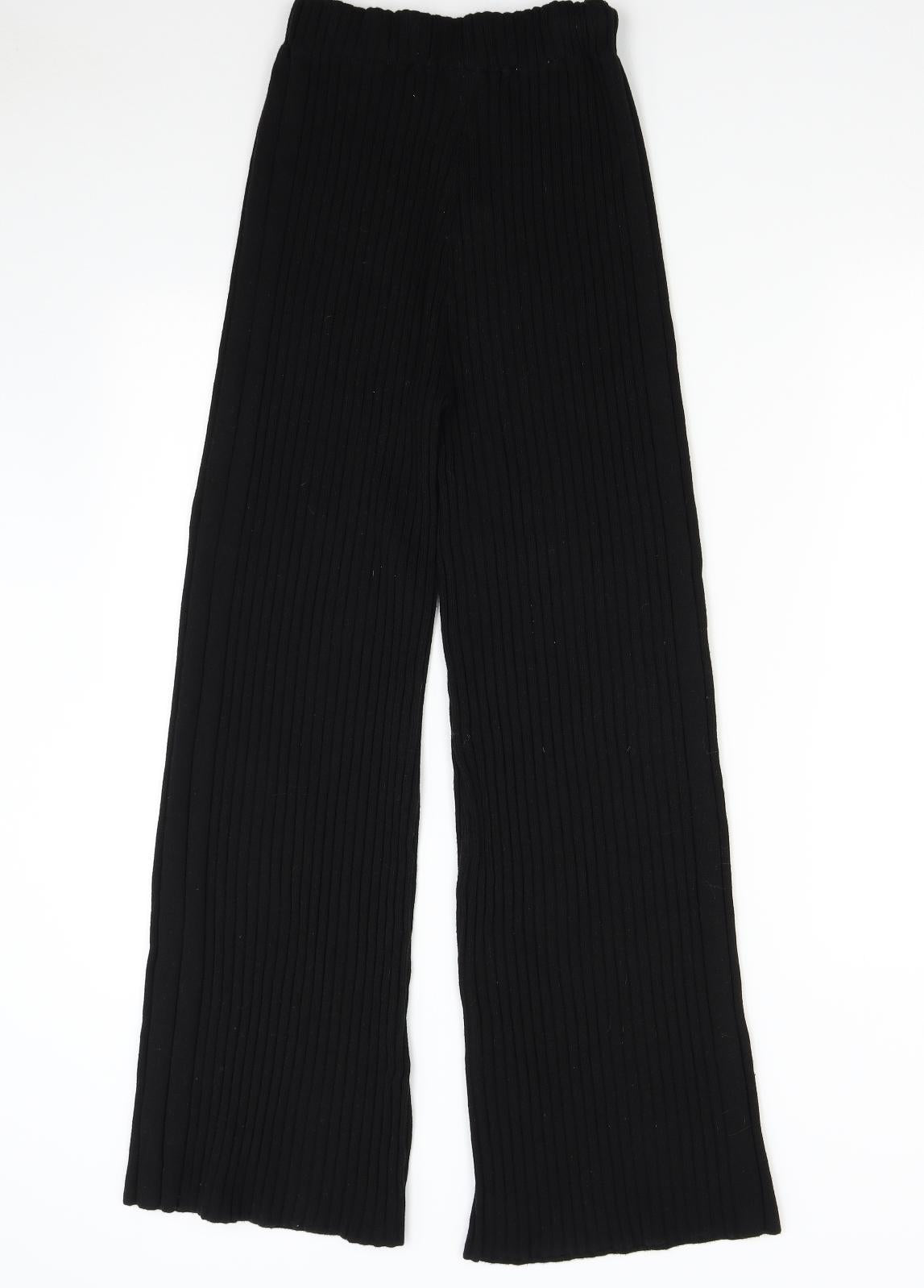 Topshop Womens Black   Trousers  Size S L28 in