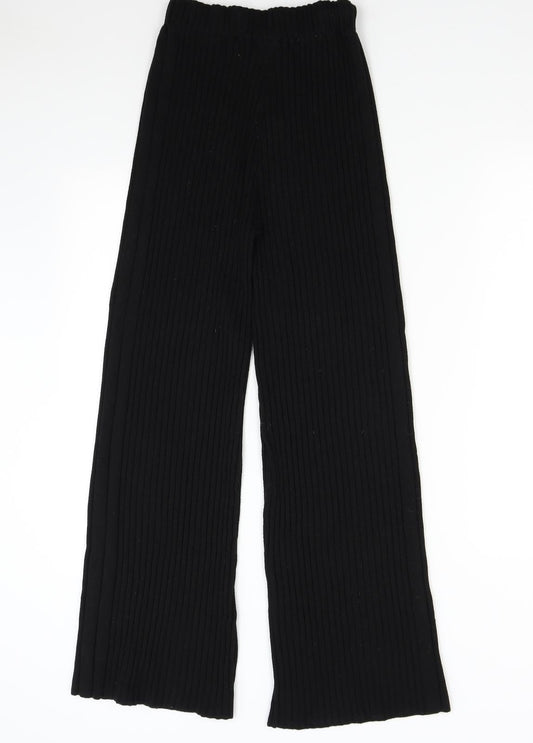Topshop Womens Black   Trousers  Size S L28 in