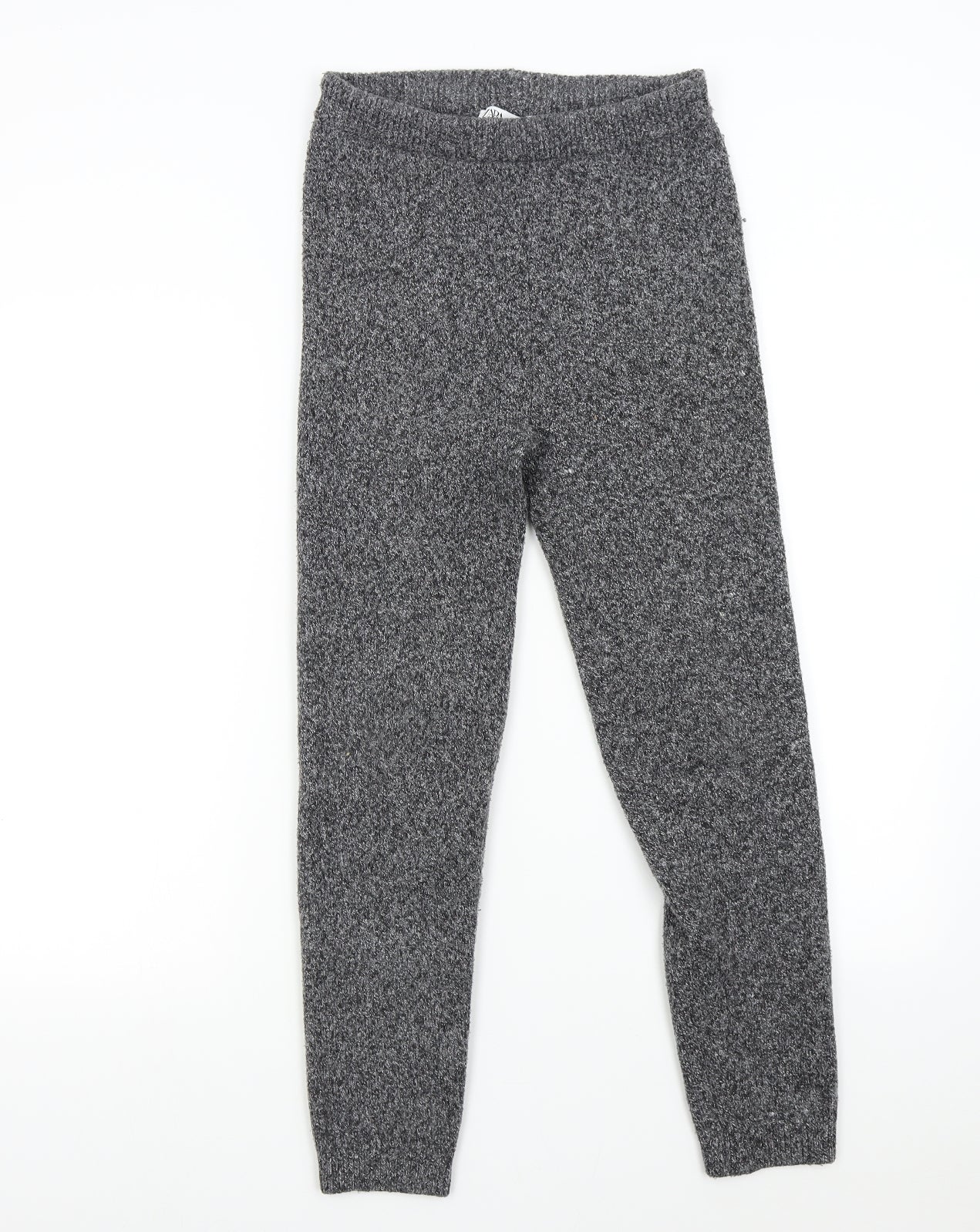 Womens UK Size S Zara Regular Fit Sweatpants Grey Trousers