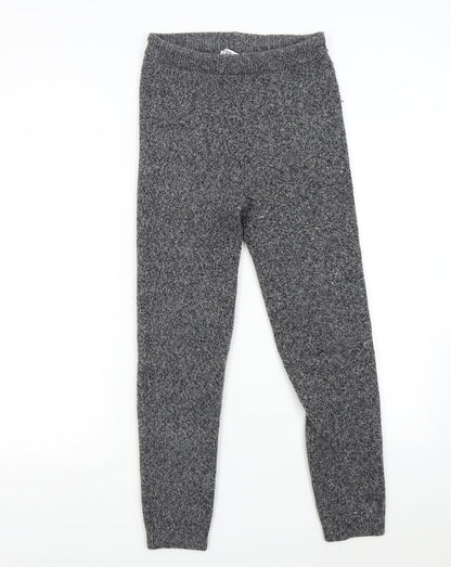 Womens UK Size S Zara Regular Fit Sweatpants Grey Trousers