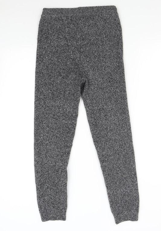 Womens UK Size S Zara Regular Fit Sweatpants Grey Trousers