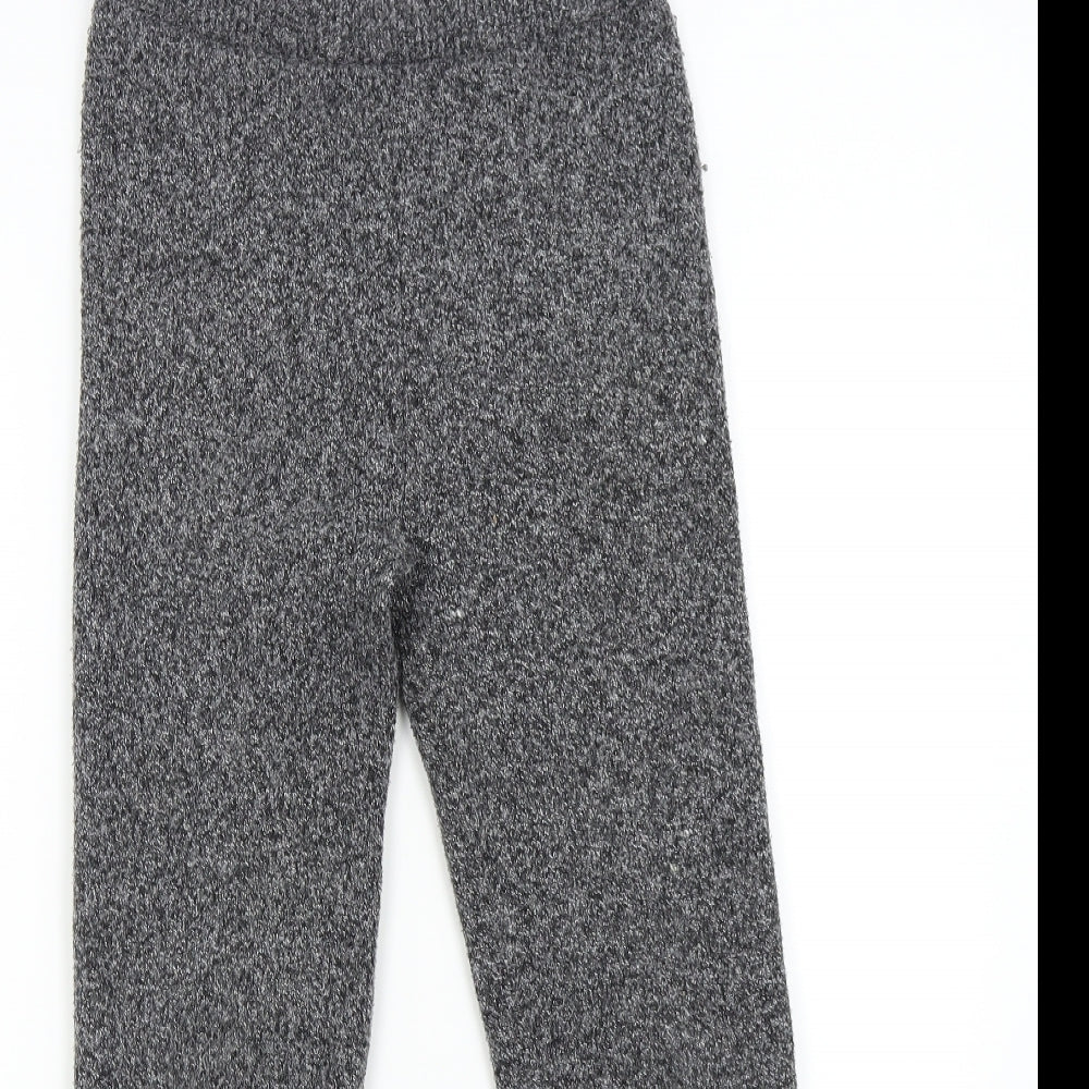 Womens UK Size S Zara Regular Fit Sweatpants Grey Trousers