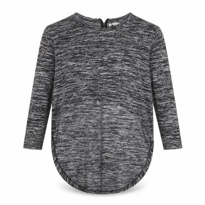 Womens UK Size 12 Glamorous Grey Basic T-Shirt
