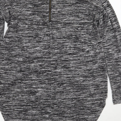 Womens UK Size 12 Glamorous Grey Basic T-Shirt