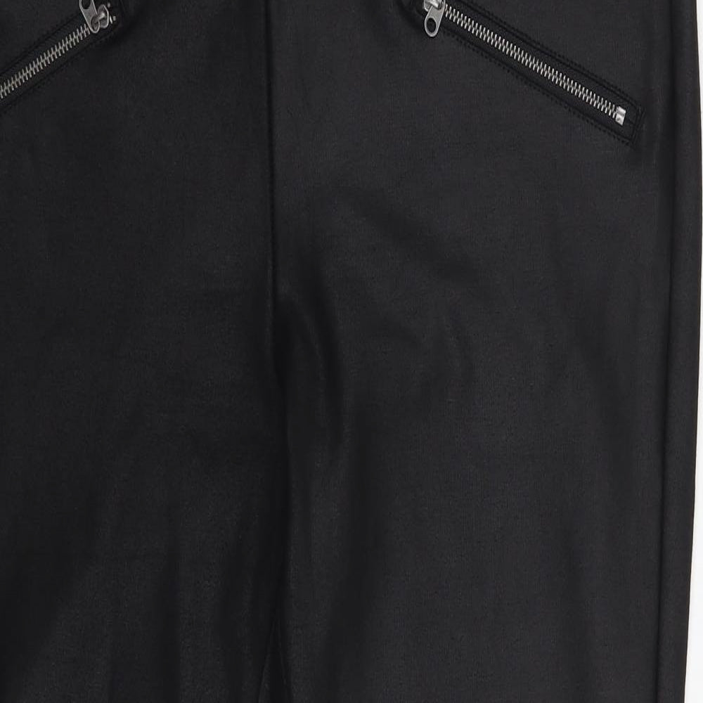 D jeans Womens Black   Trousers  Size 8 L27 in