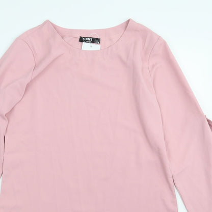 Yoins Womens Pink   A-Line  Size S