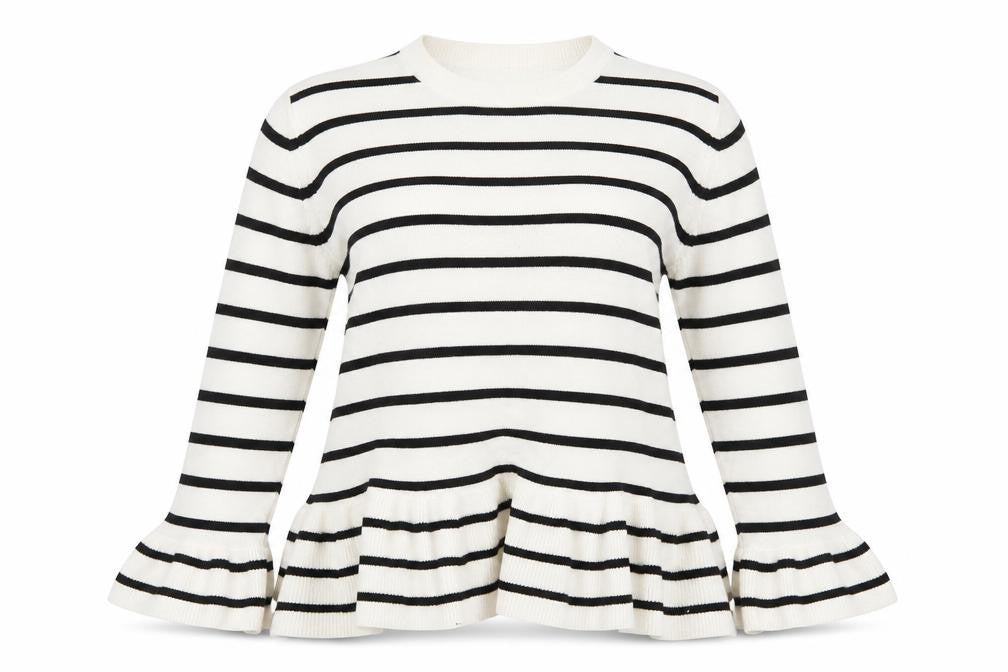 Womens UK Size 14 Per Una White Pullover Jumper
