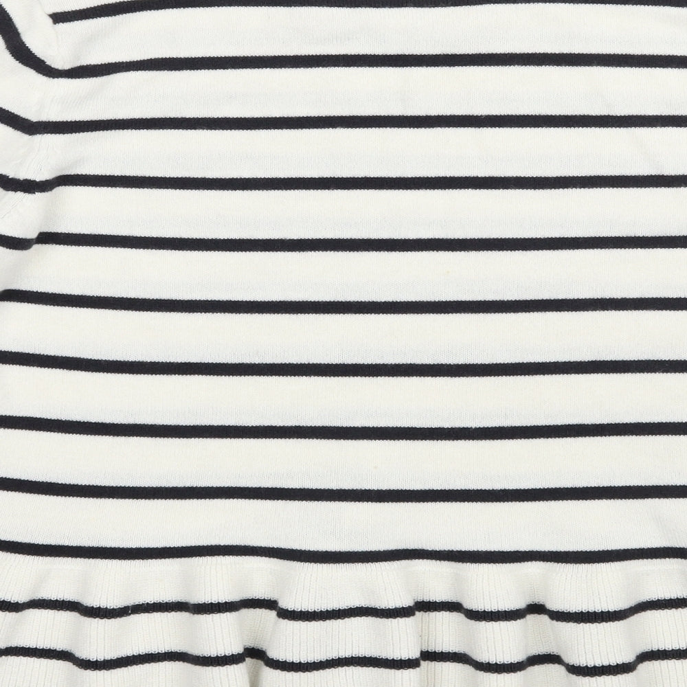 Womens UK Size 14 Per Una White Pullover Jumper