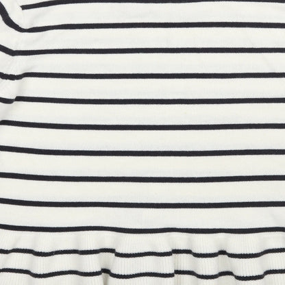 Womens UK Size 14 Per Una White Pullover Jumper