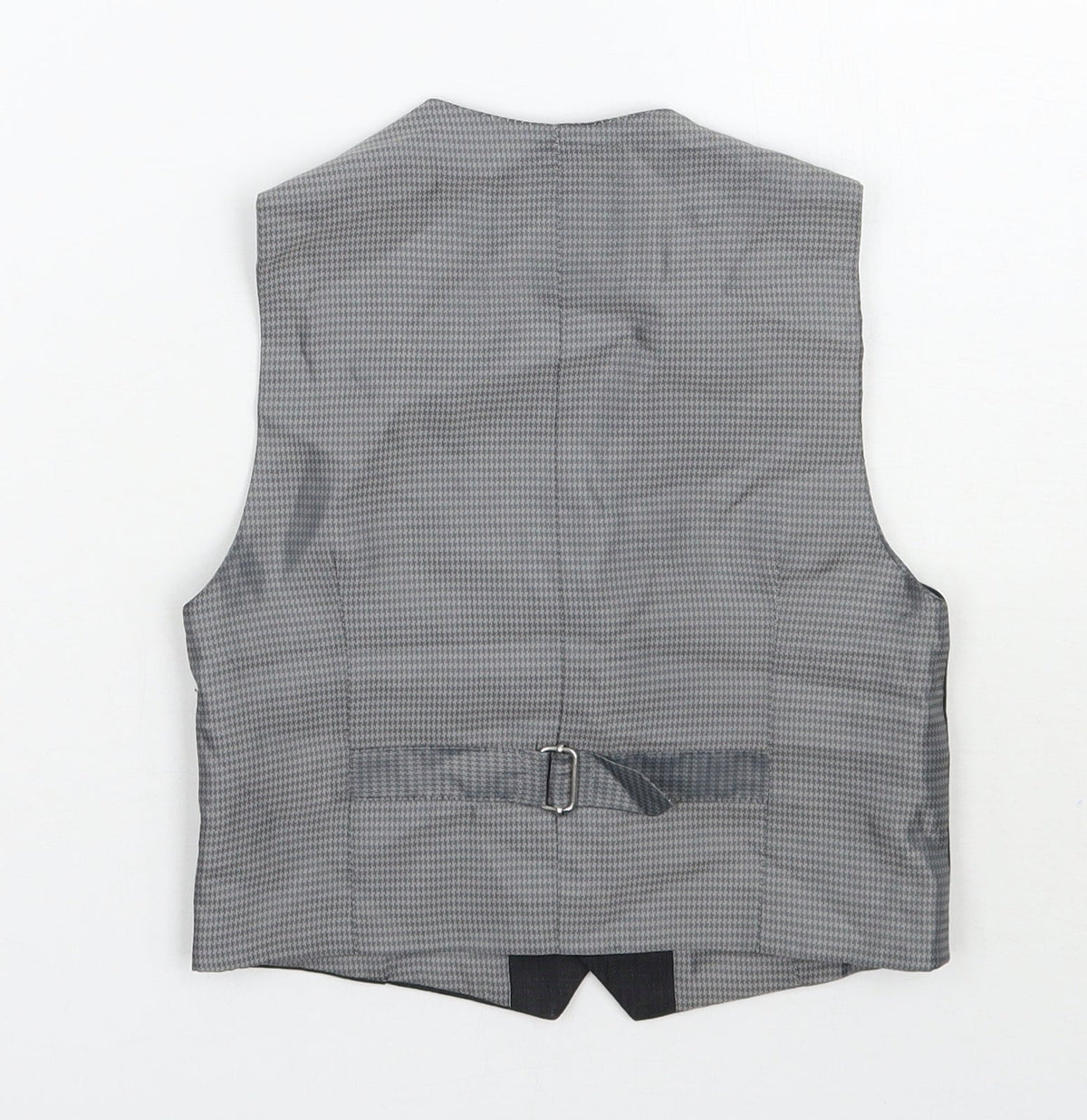 Back view of Next boys’ grey jacket waistcoat, size 4, years