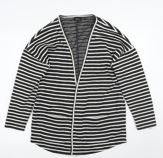NEXT Womens Black Striped  Jacket Blazer Size 12