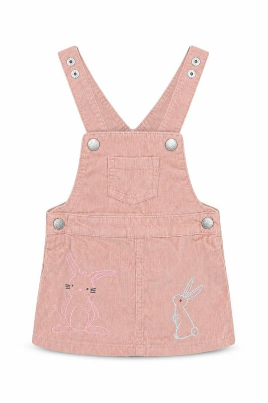 Bluezoo Girls Pink   Pinafore/Dungaree Dress  Size 3-6 Months