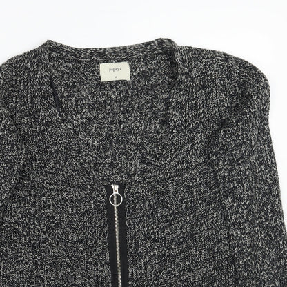 Papaya Womens Black   Jacket Coatigan Size M