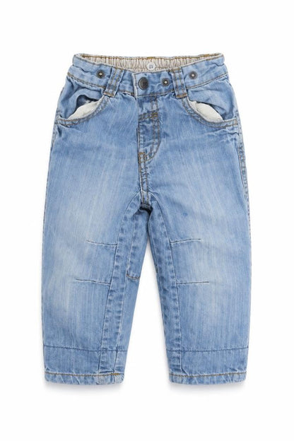 Front view of Nutmeg Baby Blue Capri Jeans, size 12, Months