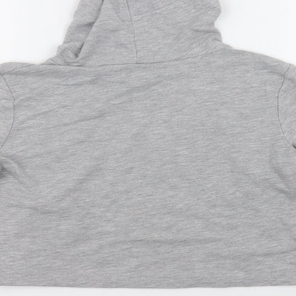 Select Womens Grey   Pullover Hoodie Size 12