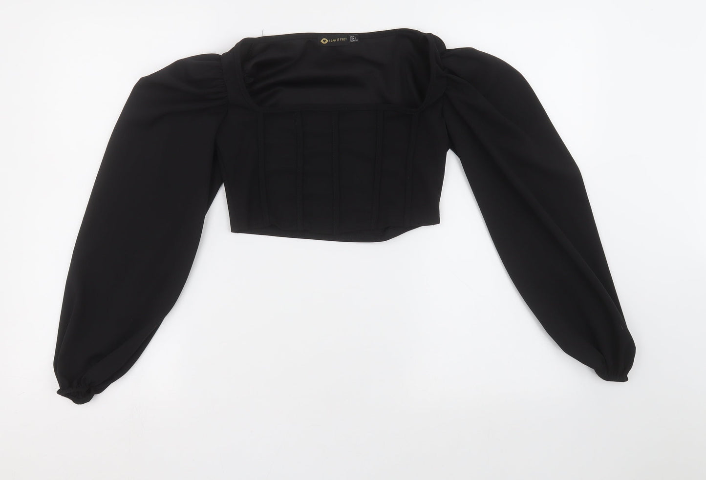 I SAW IT FIRST Womens Black   Camisole Blouse Size 4