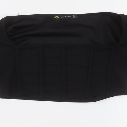 I SAW IT FIRST Womens Black   Camisole Blouse Size 4