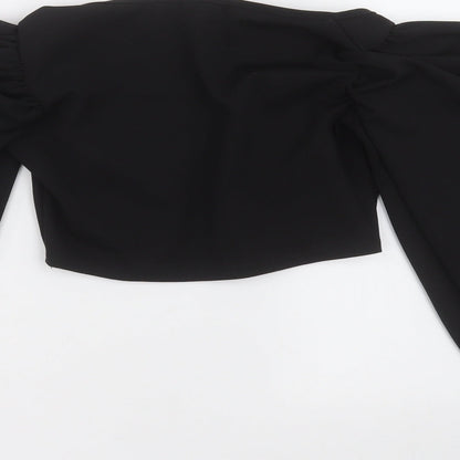 I SAW IT FIRST Womens Black   Camisole Blouse Size 4