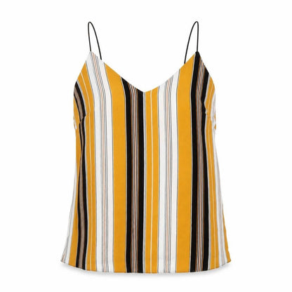 Womens UK Size 8 New Look Yellow Basic Tank