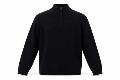 Front view of TU men’s blue pullover sweatshirt, size M