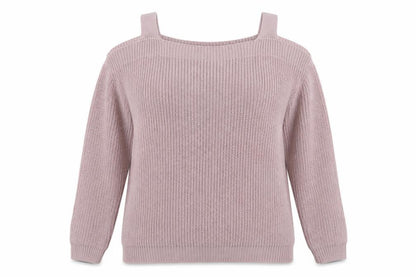 Front view of Dorothy Perkins women’s pink pullover sweatshirt, size UK 8