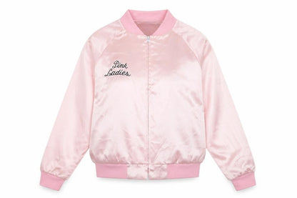 Front view of smithys women’s pink full zip sweatshirt, size M