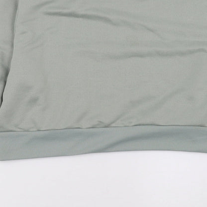 Boohoo Womens Green   Pullover Sweatshirt Size 8